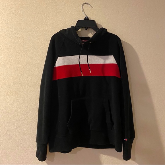 tommy hilfiger sweater with turtleneck and pockets - Picture 3 of 4